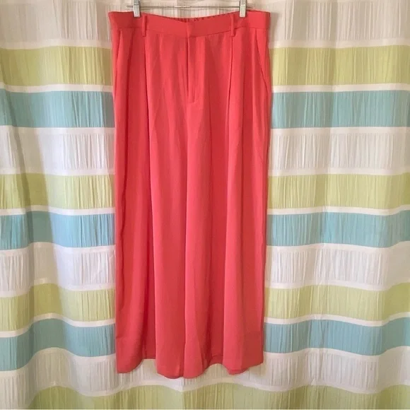 NWT Pink Wide Leg Boho Chic Pants Tronjori from Amazon Sz XXL - Picture 2 of 6